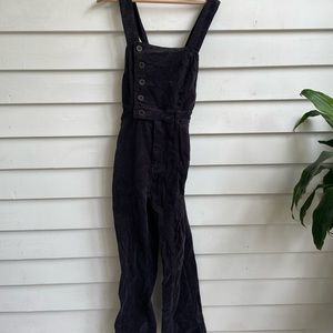 Corduroy overalls boot cut